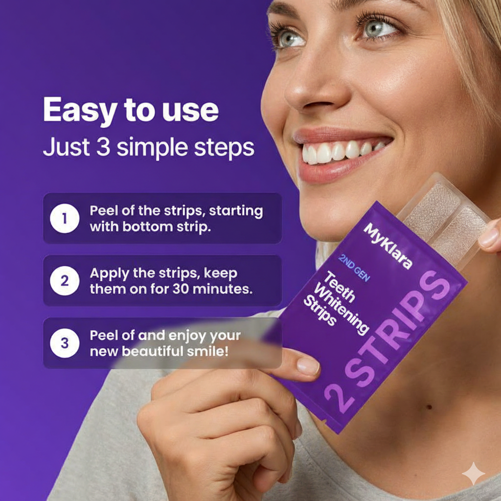 MyKlara - Purple Whitening Strips