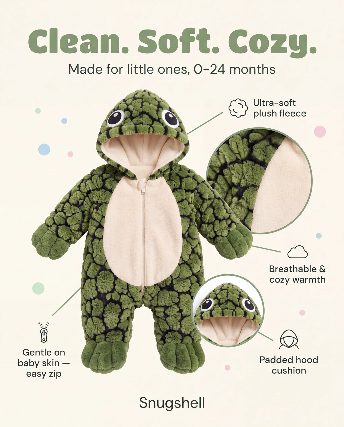 Klara™ - Turtle Onesie